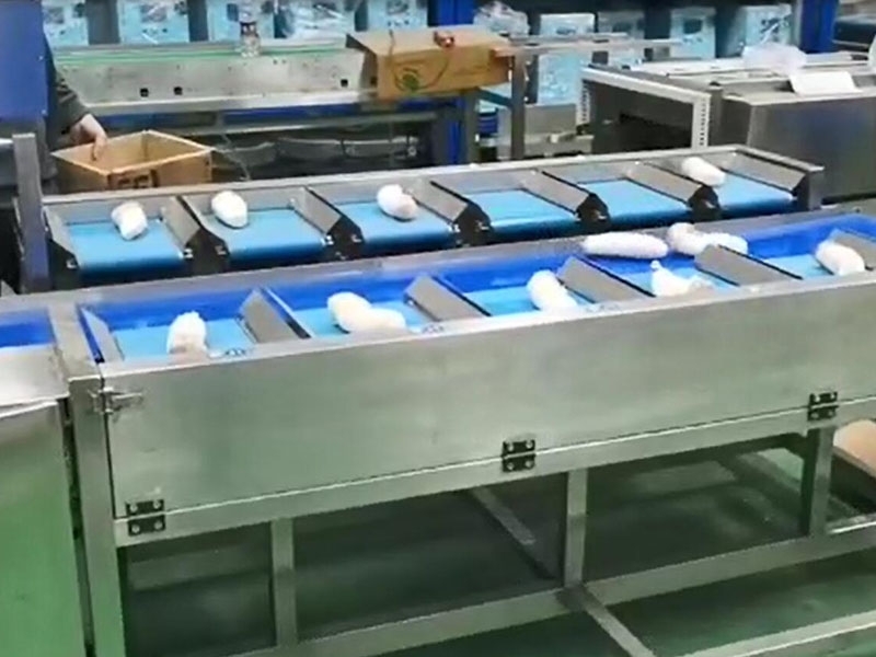 定量組合稱海鮮配重，分選效率高，通用性強